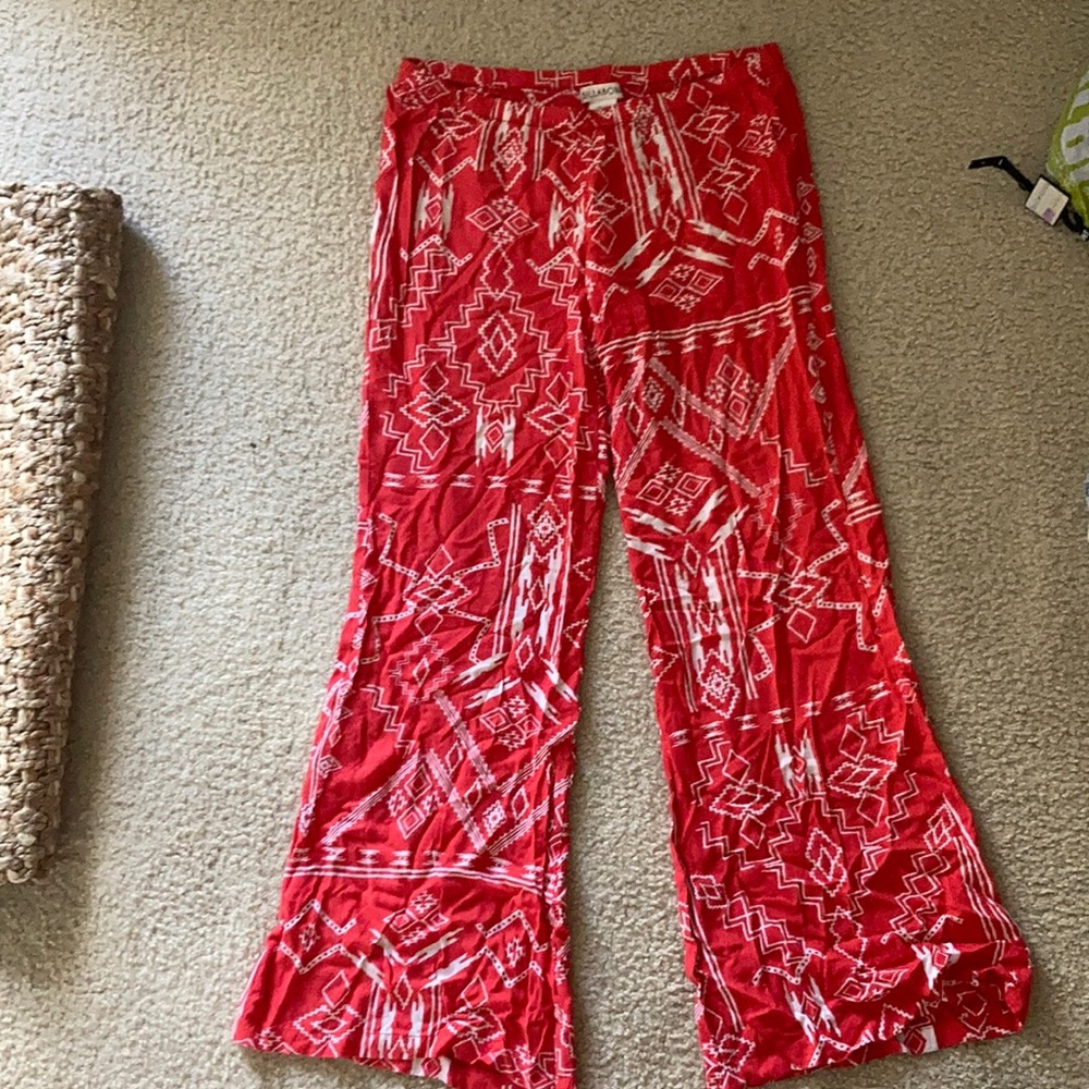 Billabong flowey tribal pants